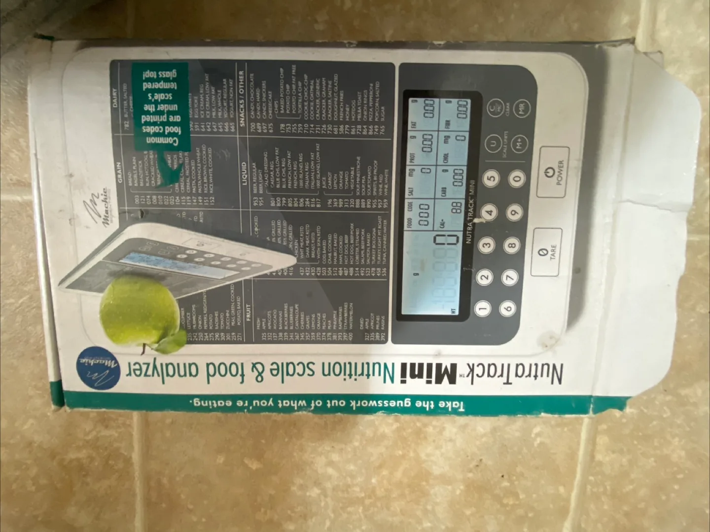 NutraTrack Mini Nutrition Scale & Food Analyzer