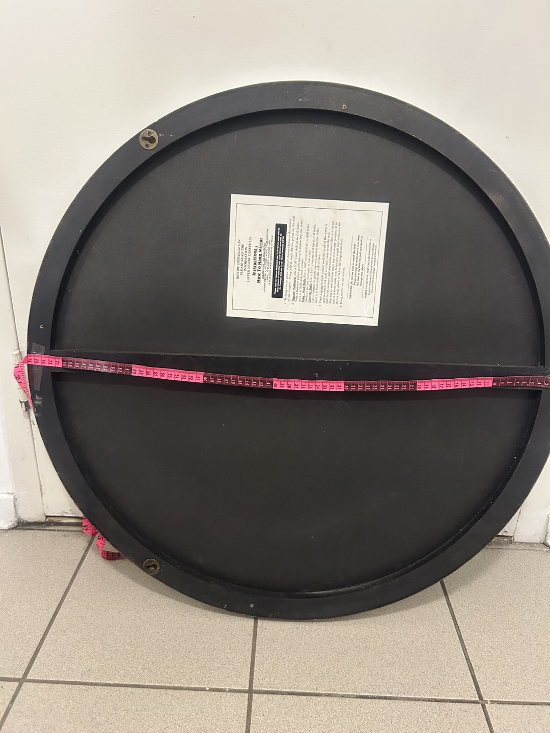 Round Wall Mirror - photo 2