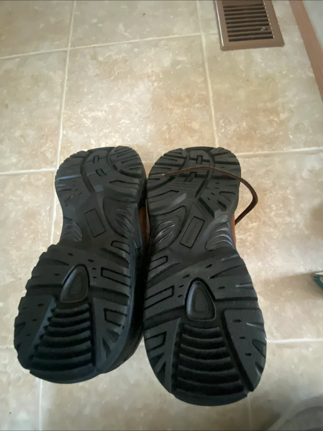 Men's Hiking / working steal Boots - Brown & Black image indicator(2)