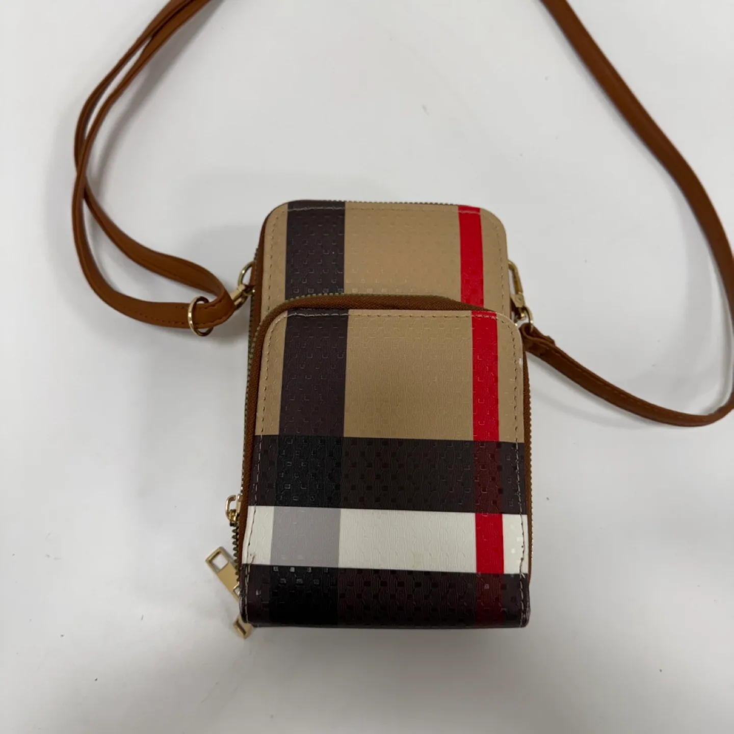 British Tartan Crossbody Wallet thumbnail