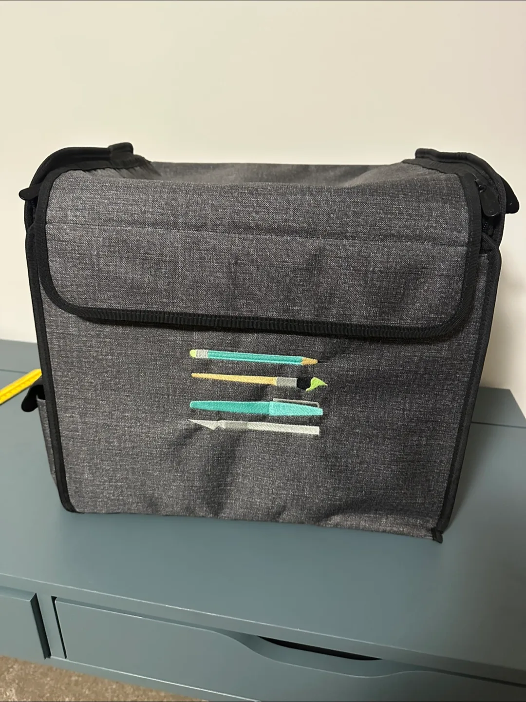 Grey Craft Caddy Tote Bag thumbnail