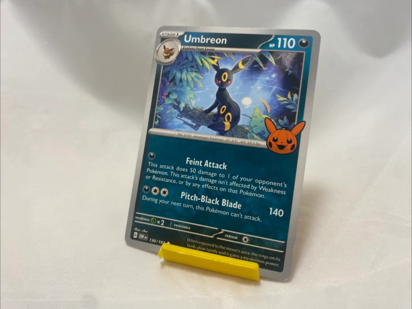Pokémon TCG Trick Or Trade Umbreon #130/197 Regular Uncommon thumbnail