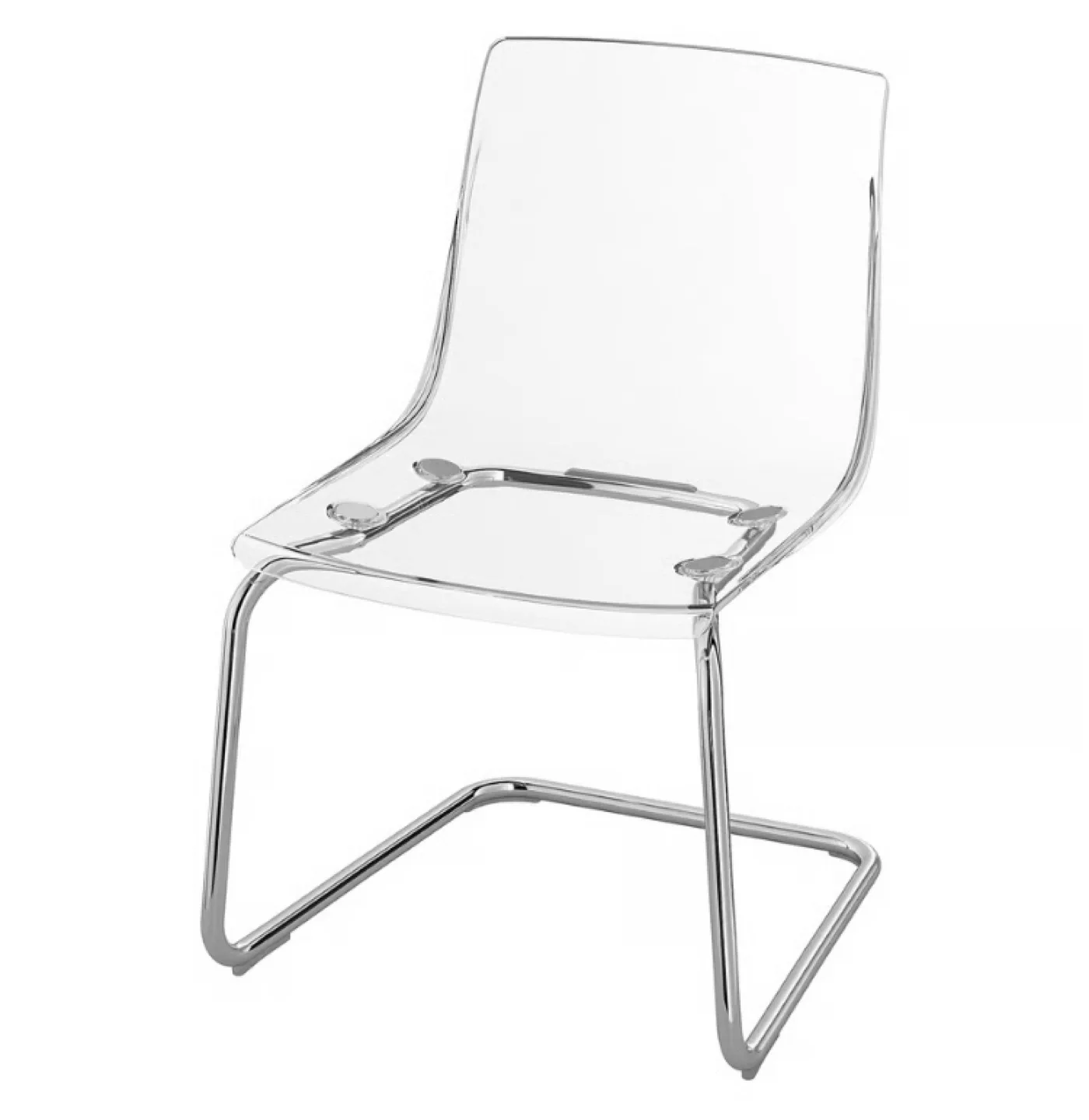 Transparent Ikea tobias chair (total 3) thumbnail