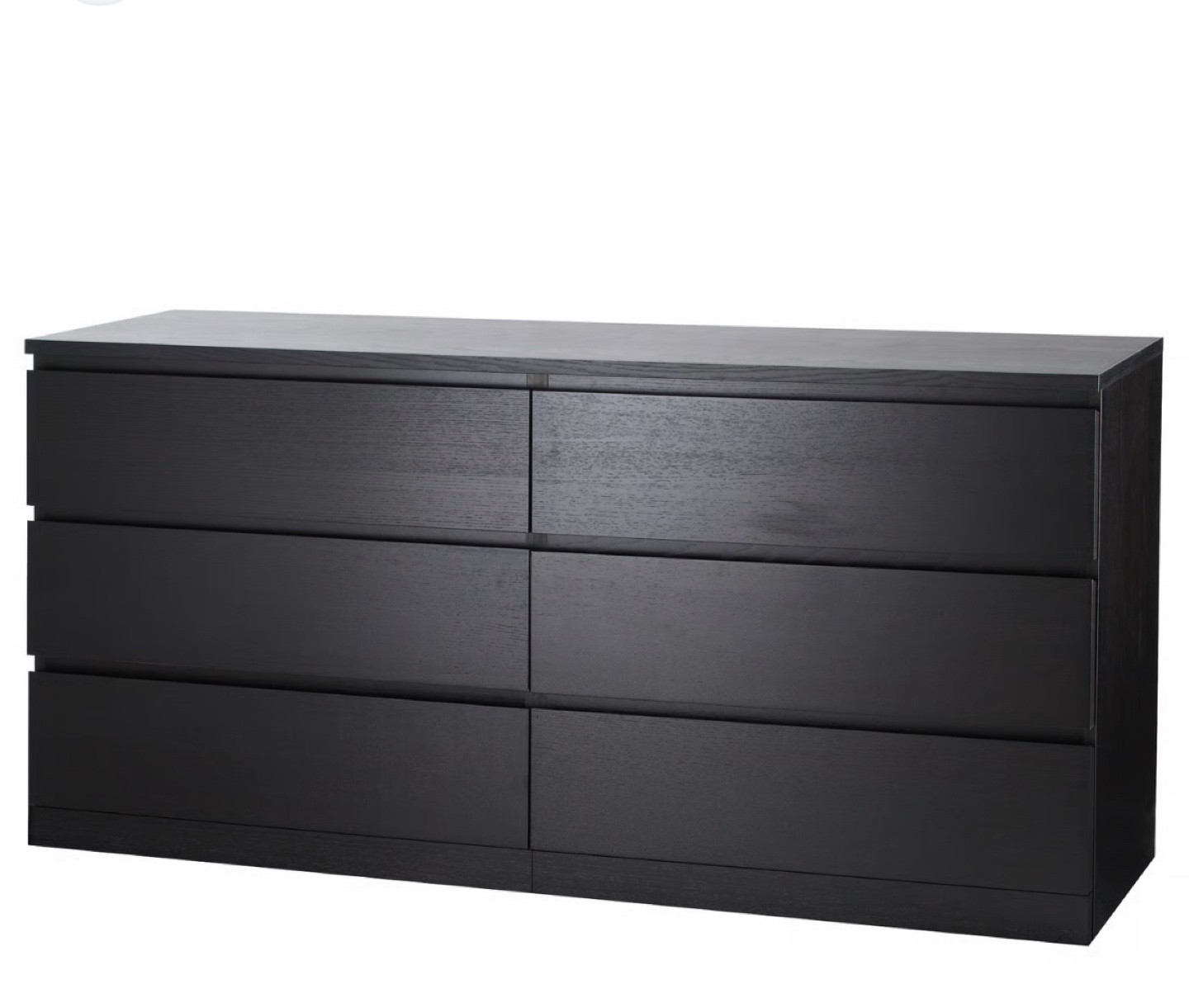 IKEA Hemnes Dresser & Glass Top