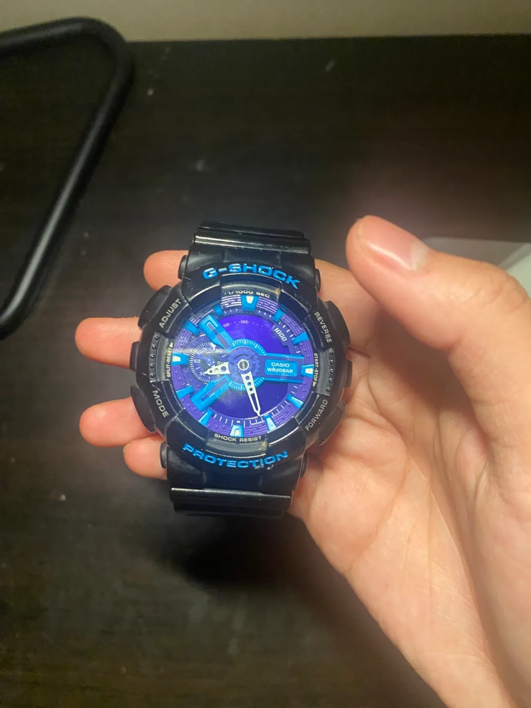 Casio G-Shock Watch Black/Blue image indicator(3)
