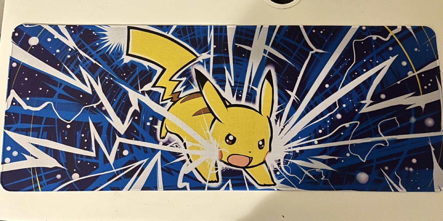 New Pikachu Desk Mat 80cm x 30cm