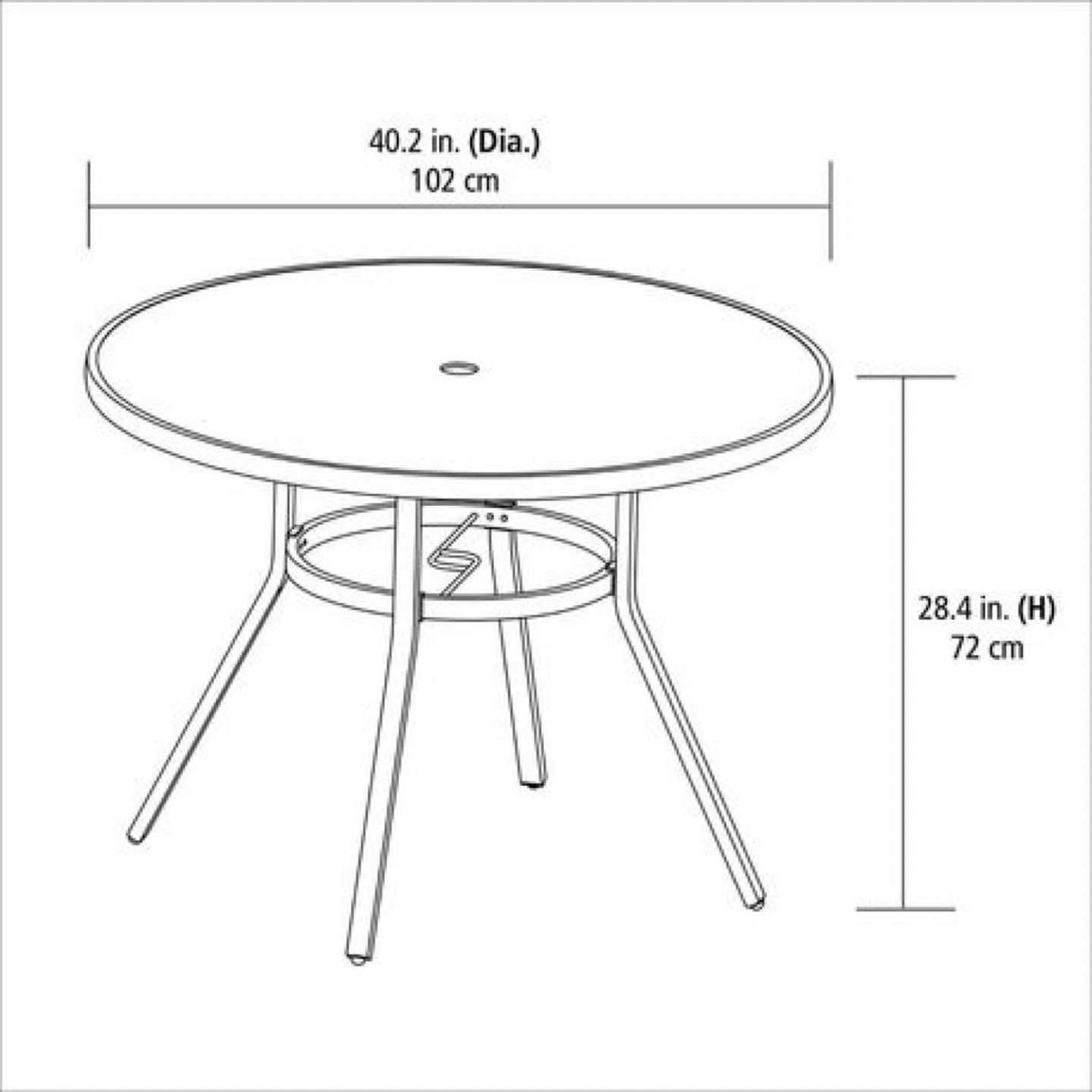 Brandnew patio table foot stool - photo 2