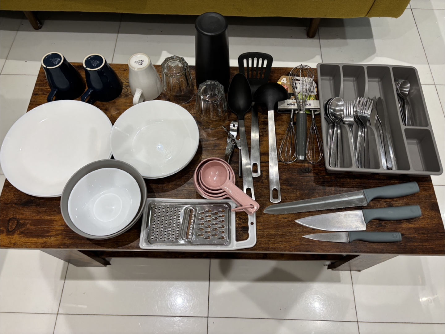 Kitchen Utensil and Dishware Set