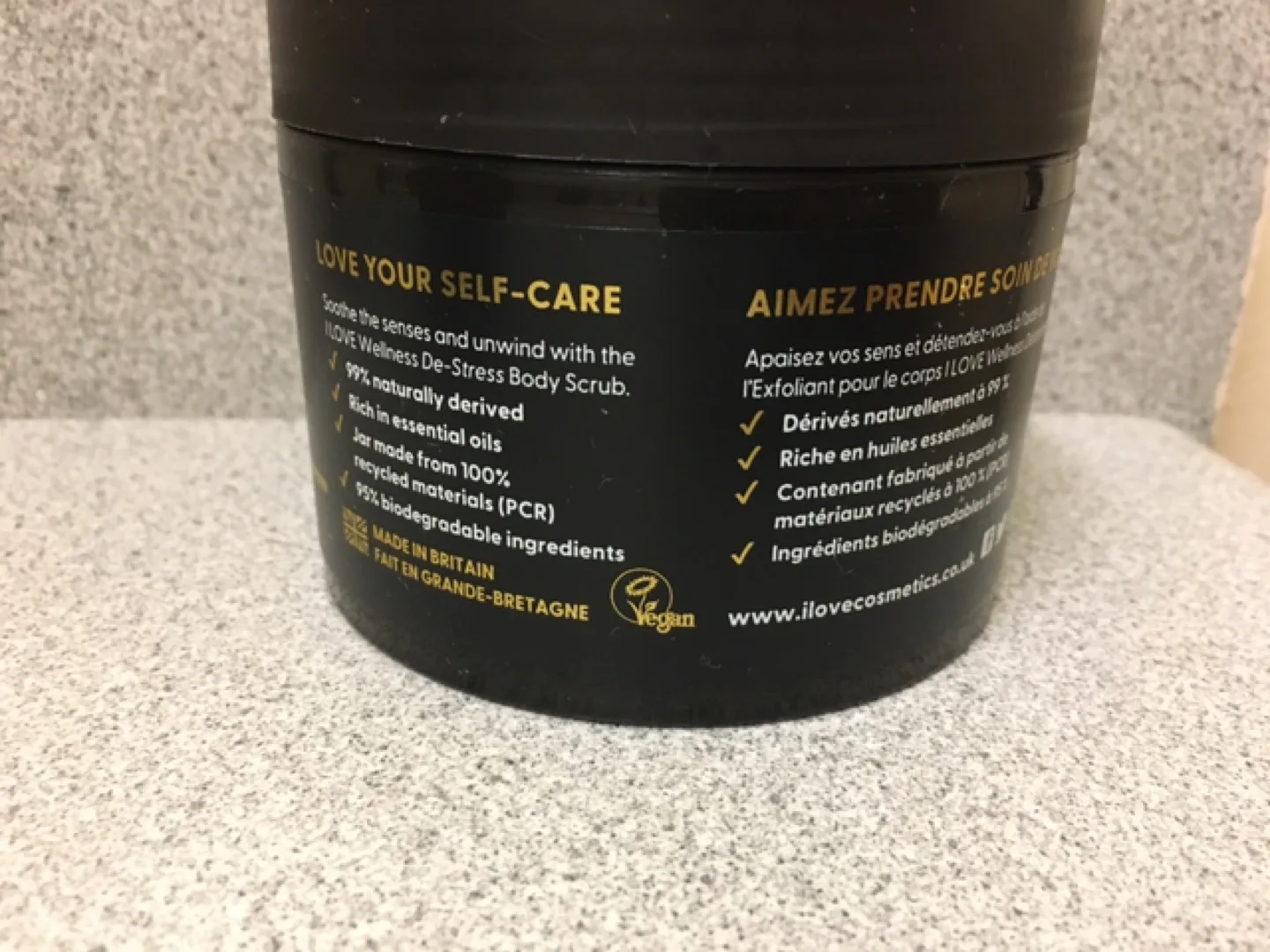 I LOVE Wellness De-Stress Body Scrub image indicator(4)