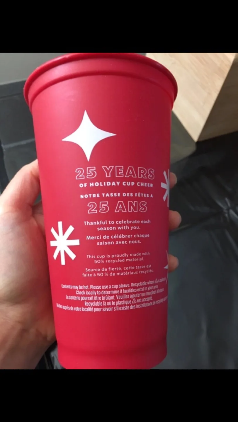 Starbucks 25 Years Holiday Cup Cheer - 16 fl oz image indicator(2)