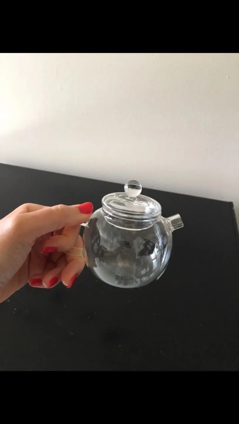 Compact 150ml Mini Glass Teapot thumbnail