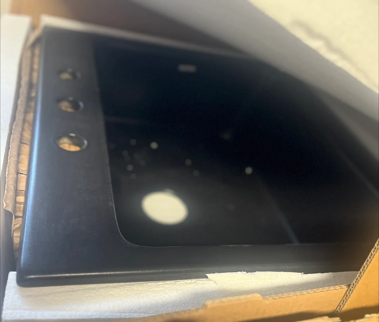 Sinkology Josephine 26" Matte Black Farmhouse Sink image indicator(4)