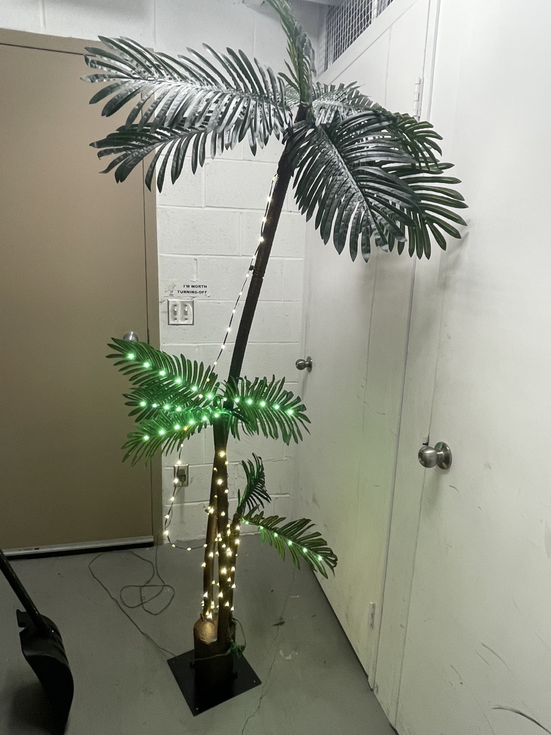 Decorative Lighted Palm Tree
