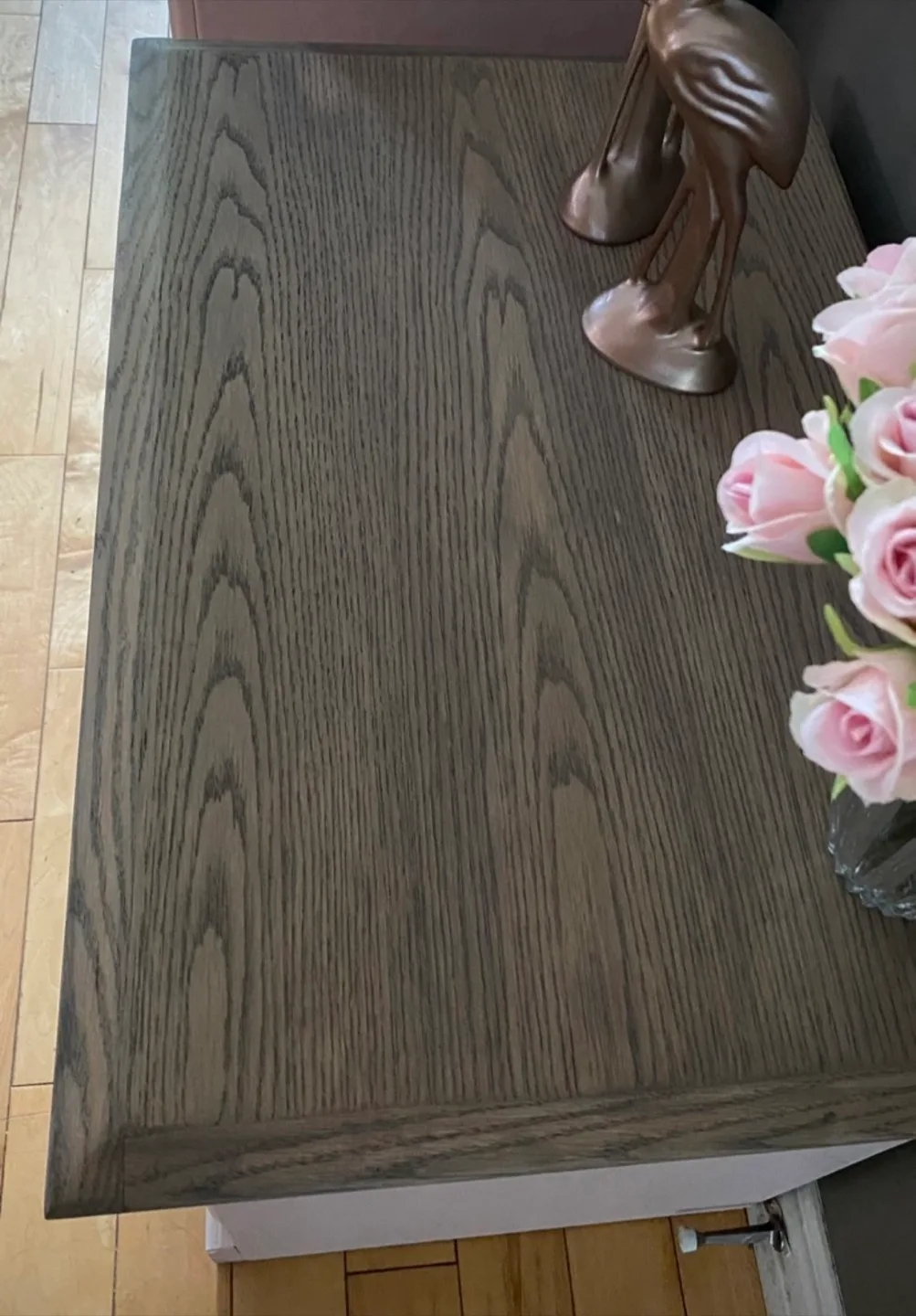 ✨Stunning Restored Solid Wood Dresser and matching End Table✨ image indicator(4)
