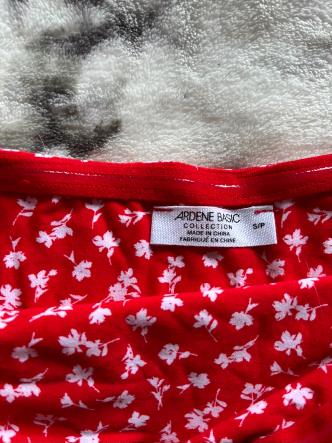 Red Floral Tube Top Dress - Size S/P image indicator(3)