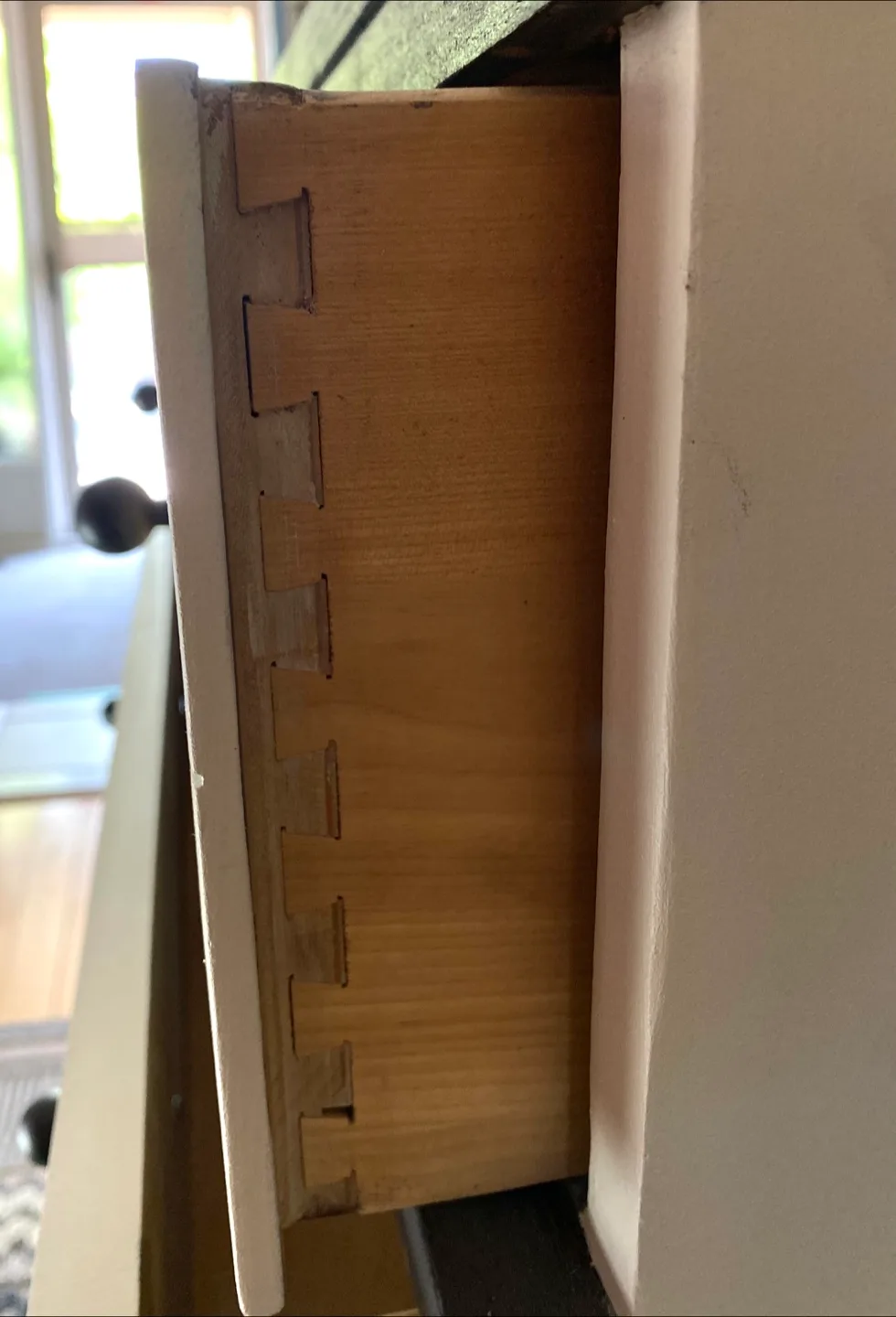 ✨ Mid-Century Modern 4-Drawer Dresser – Custom Refinish image indicator(4)