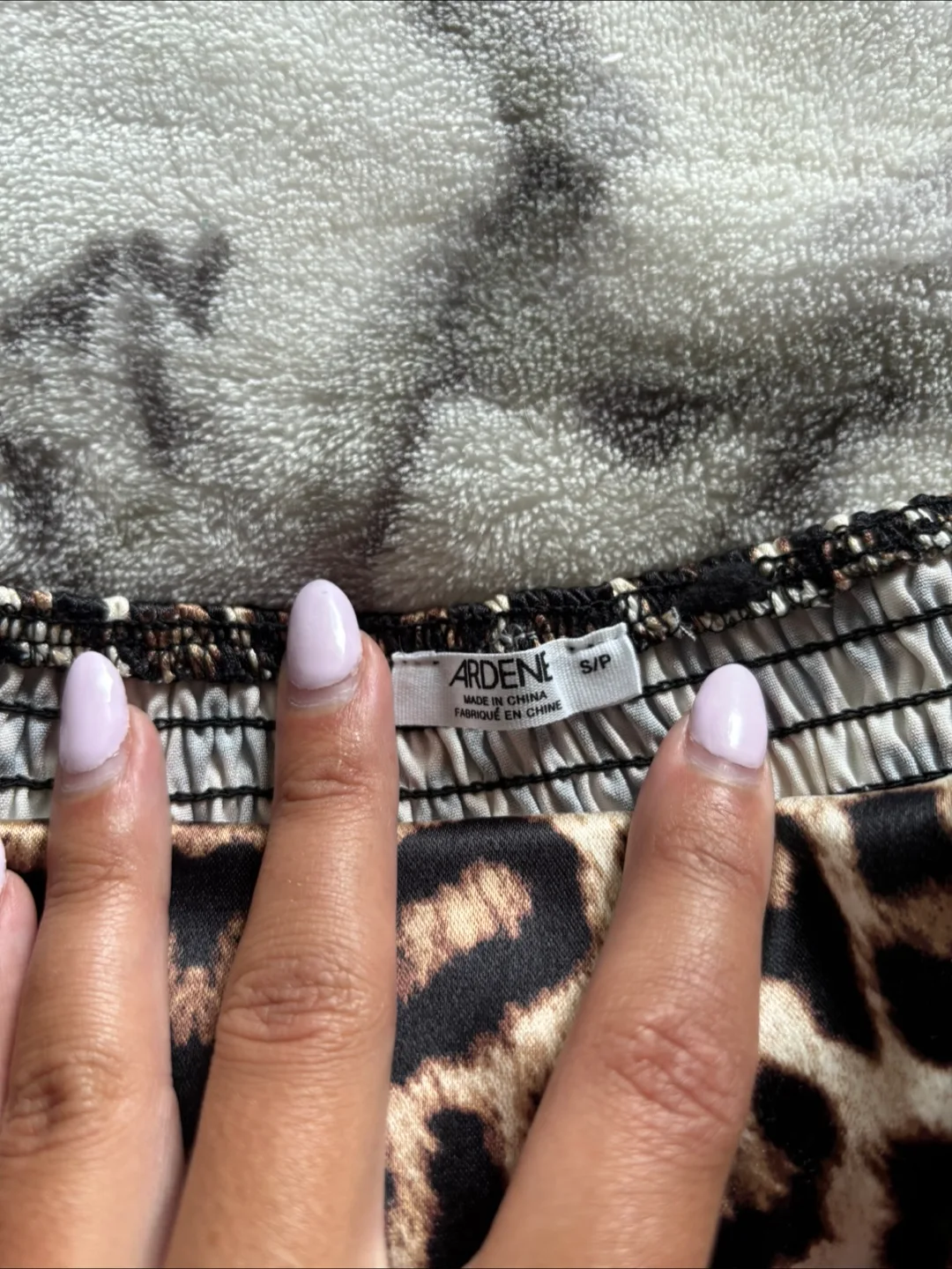 Leopard Print Satin Handkerchief Tube Top image indicator(6)