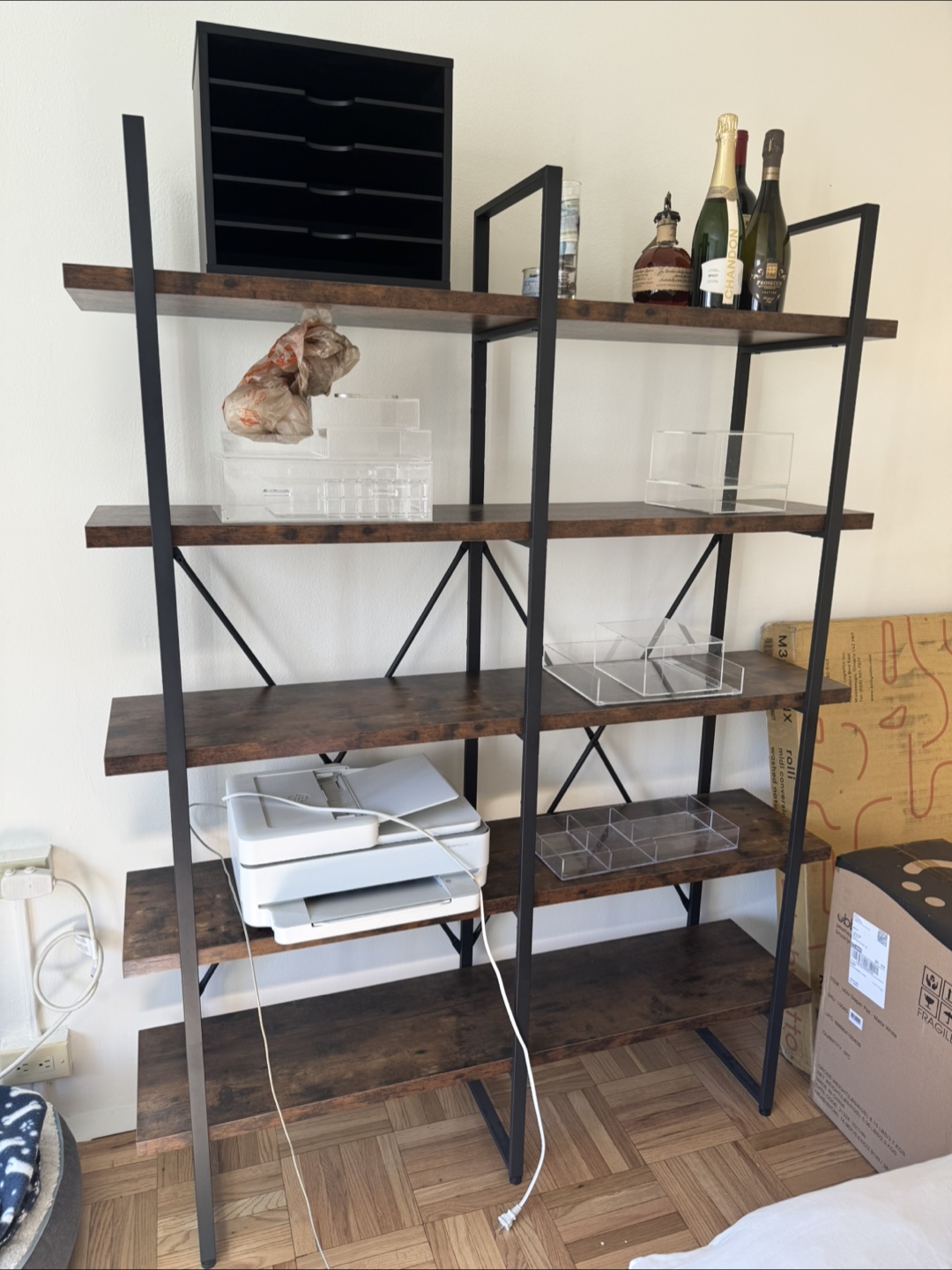 Industrial Style Bookshelf - photo 3