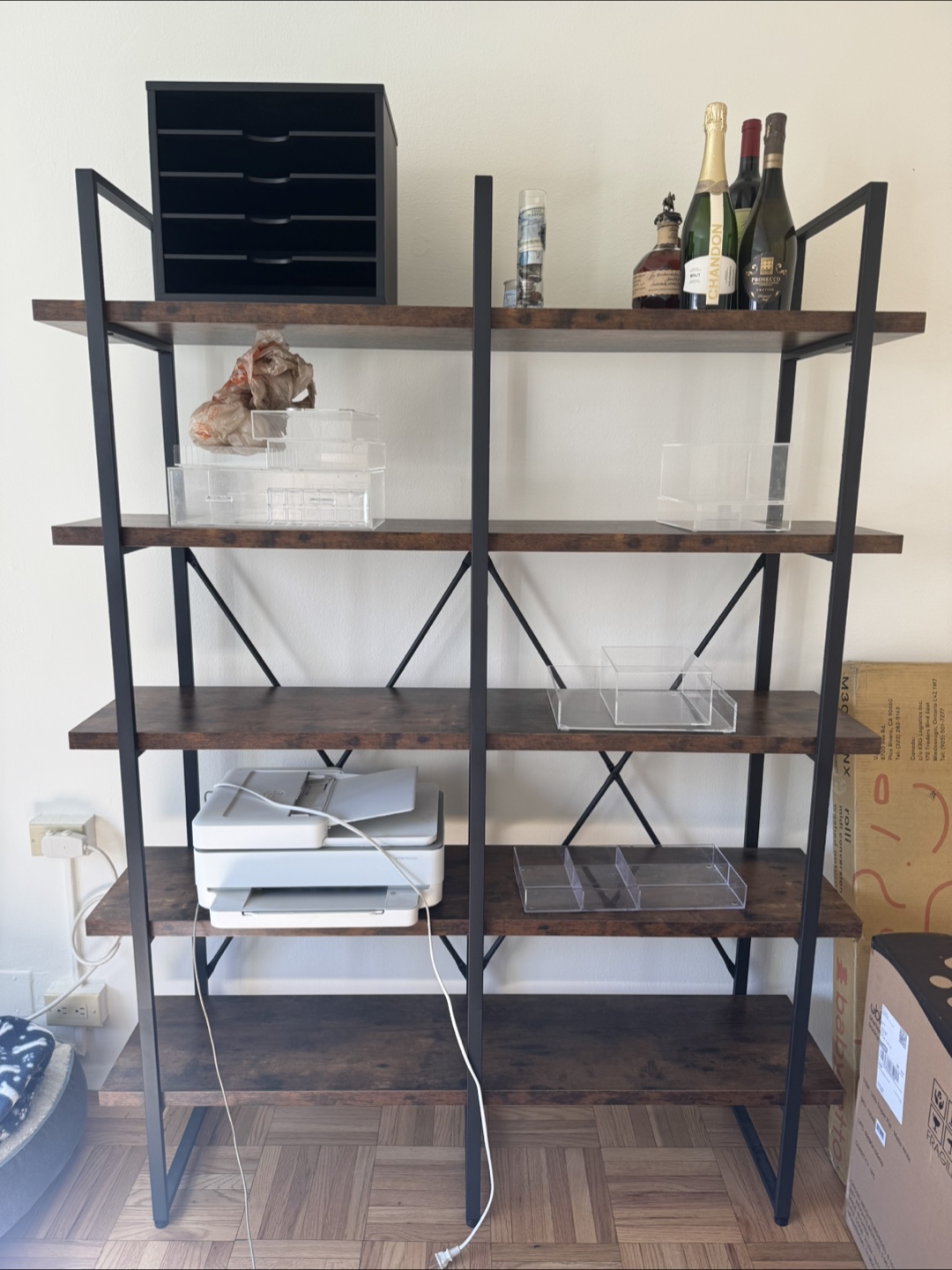 Industrial Style Bookshelf - photo 2