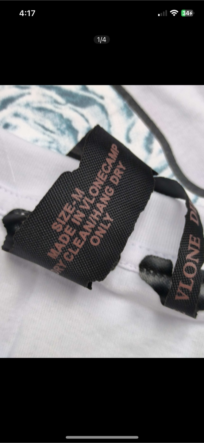 VLONE x The Woo Tee - Size medium - photo 2