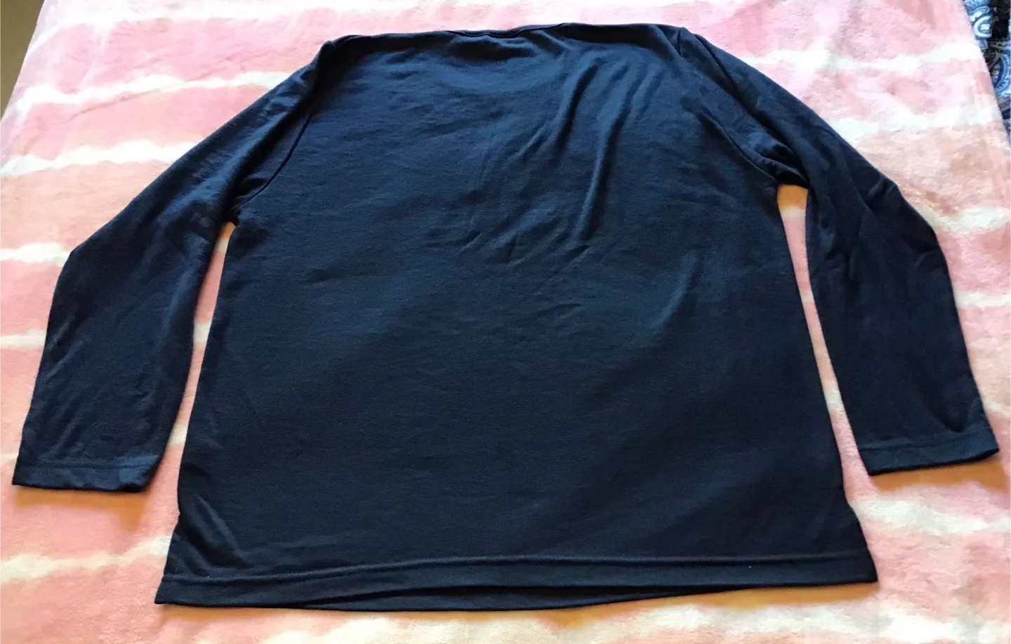 🤩 Alia Sport Long Sleeve Navy Blue Top Size L image indicator(2)