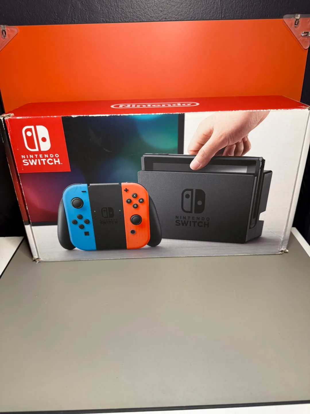 Nintendo Switch with all accessories and box for sale! thumbnail