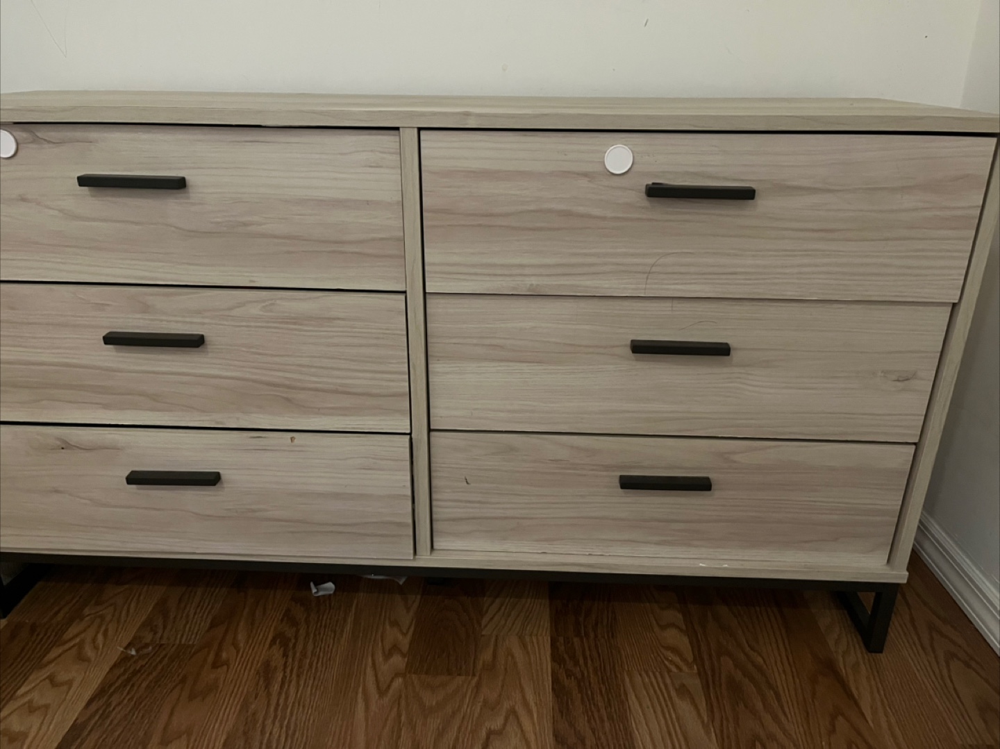 Drawer Wooden Dresser – Light Wood Finish
