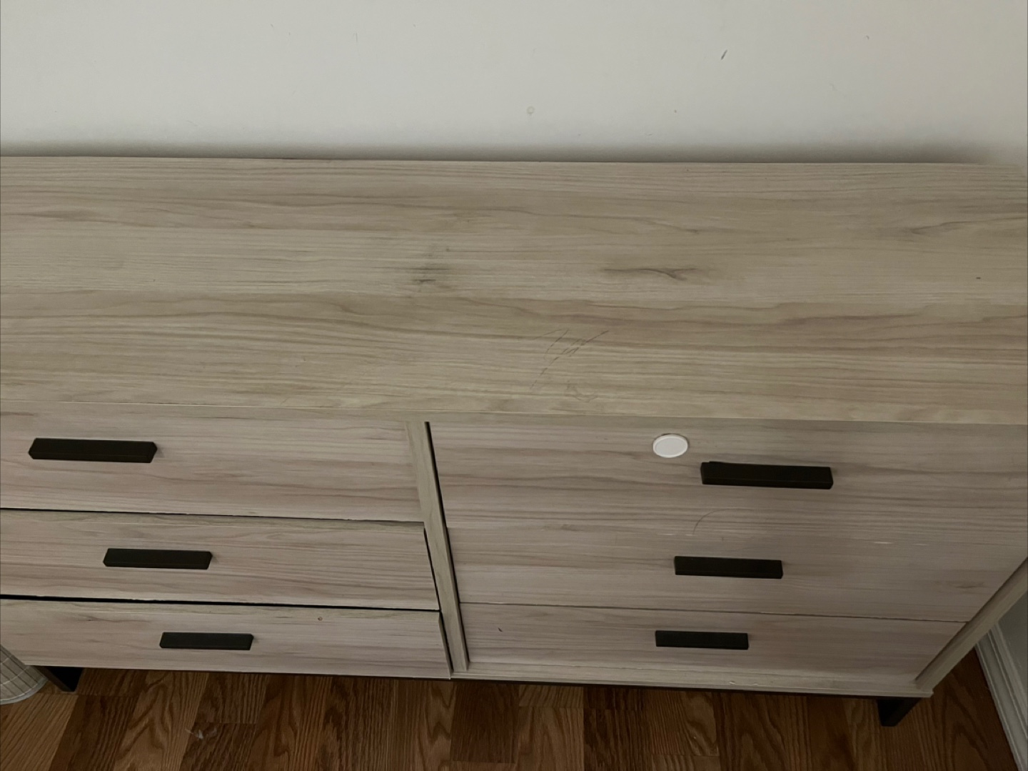 Drawer Wooden Dresser – Light Wood Finish - photo 2