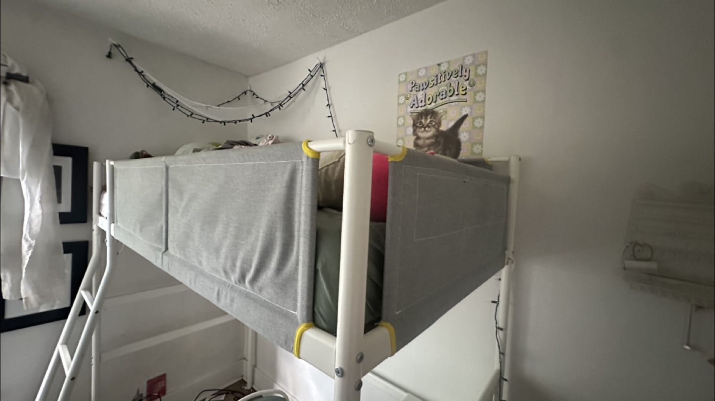 IKEA Loft Bed with Desk and Chair - photo 3