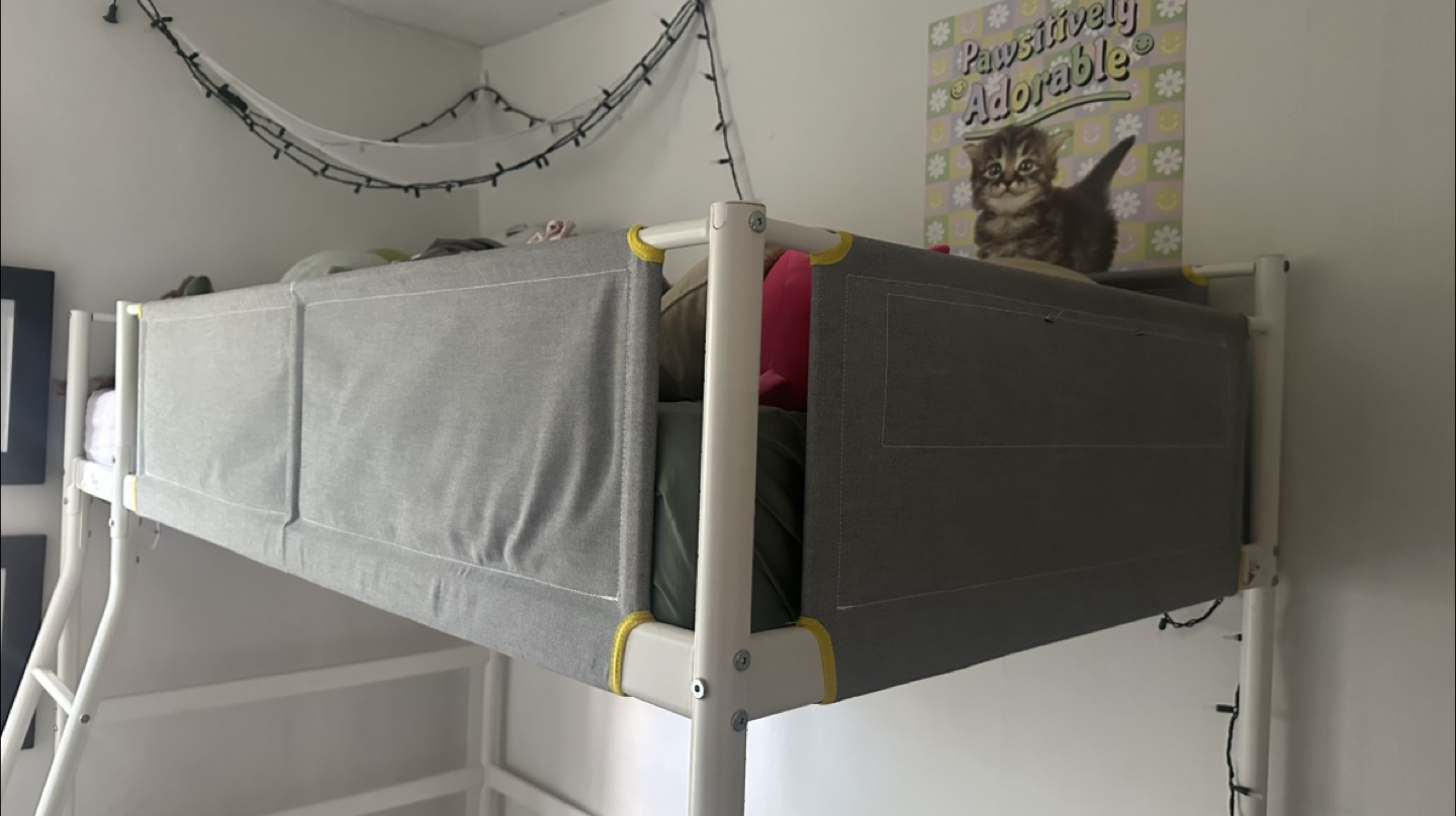 IKEA Loft Bed with Desk and Chair - photo 4