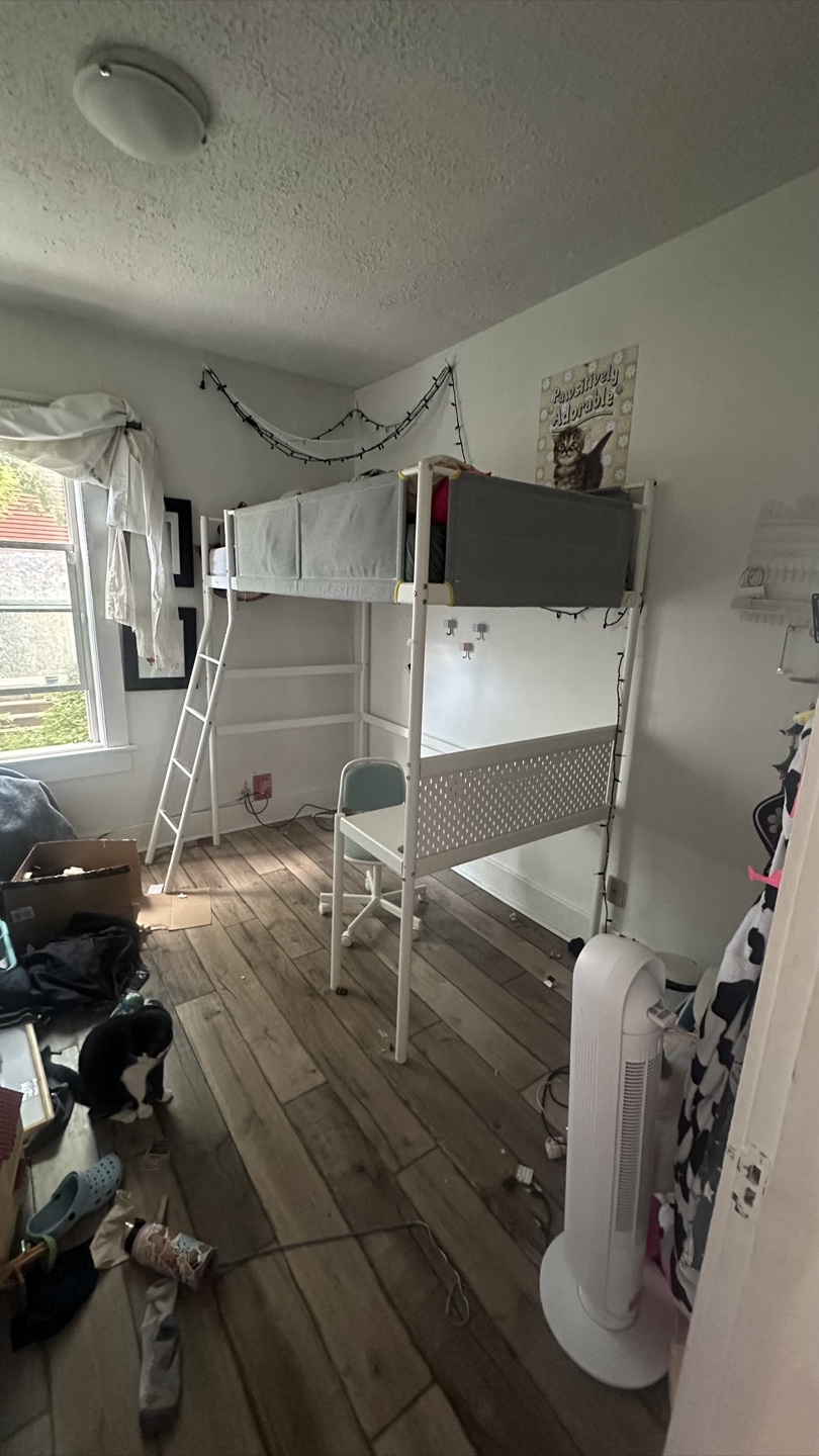 IKEA Loft Bed with Desk and Chair - photo 2