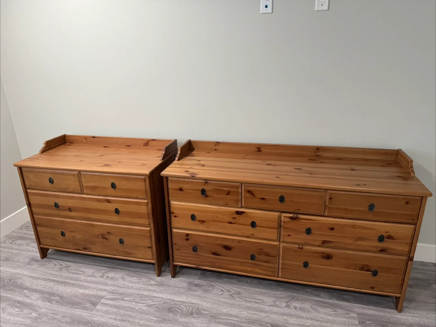 Ikea Leksvik Dressers - 4 & 7 Drawers - Solid Pine thumbnail