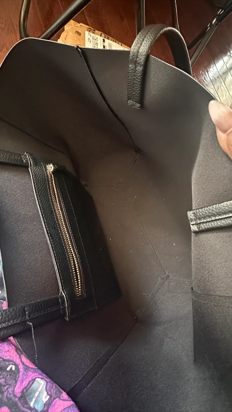 Love & Lore Black Tote Bag image indicator(3)