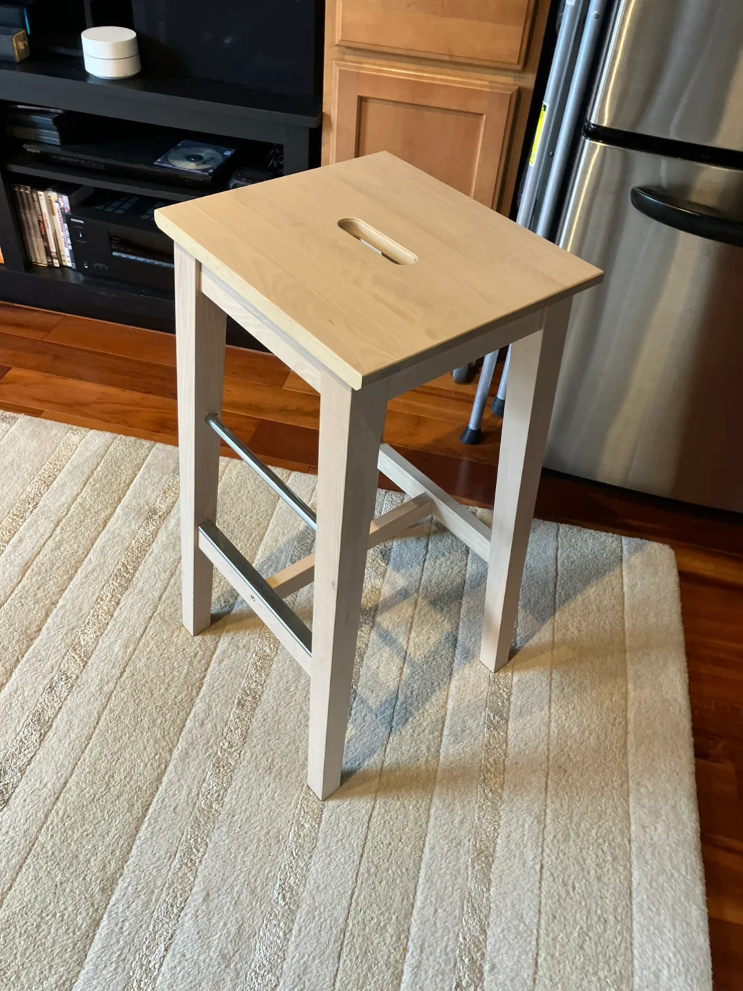 Light Wood Stool thumbnail