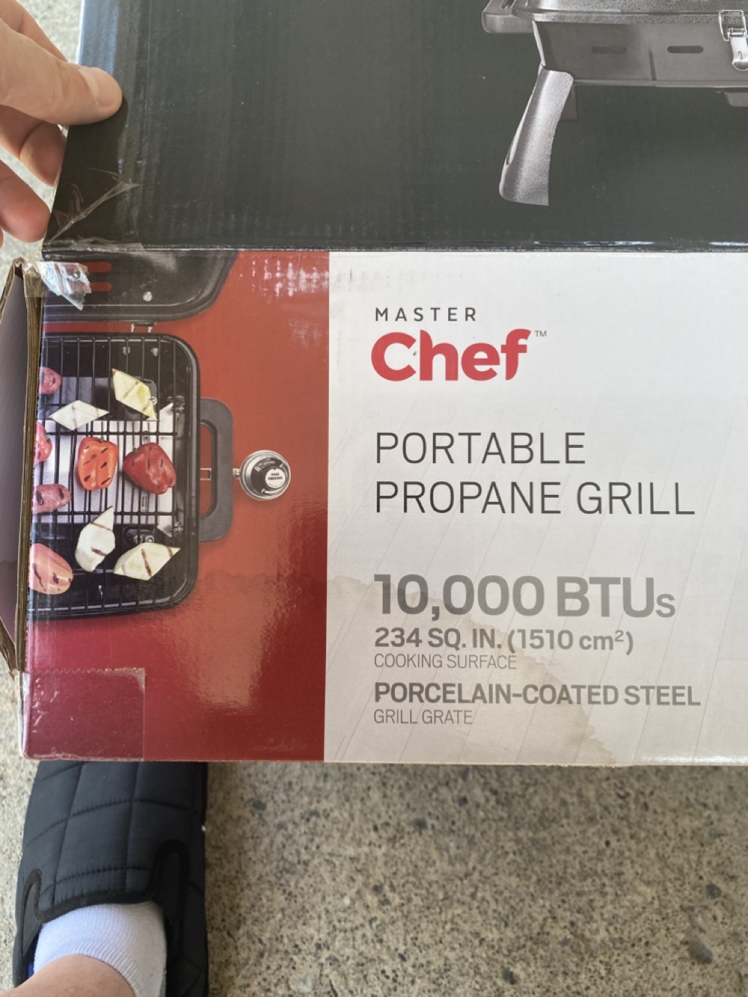 Master Chef Portable Propane Grill - photo 4