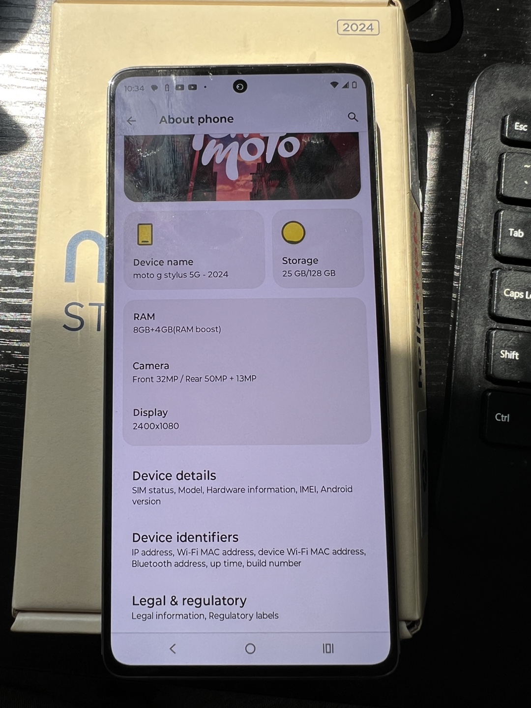 Locked Moto G Stylus 5G - 2024, 128GB - photo 2
