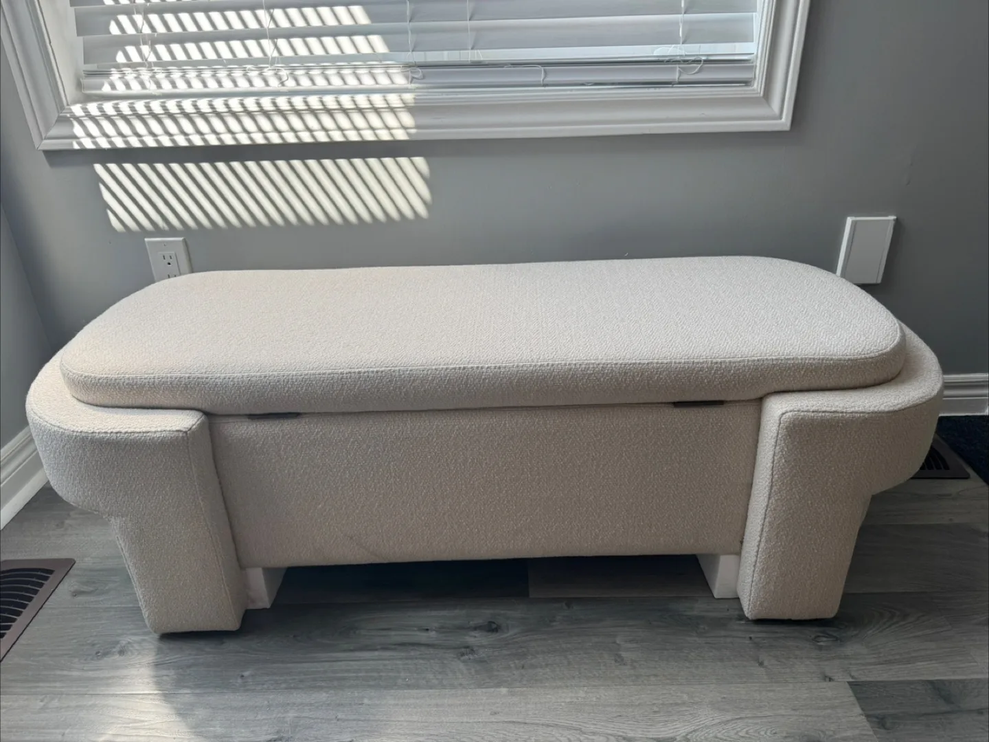 Storage Ottoman Bench - Beige image indicator(2)