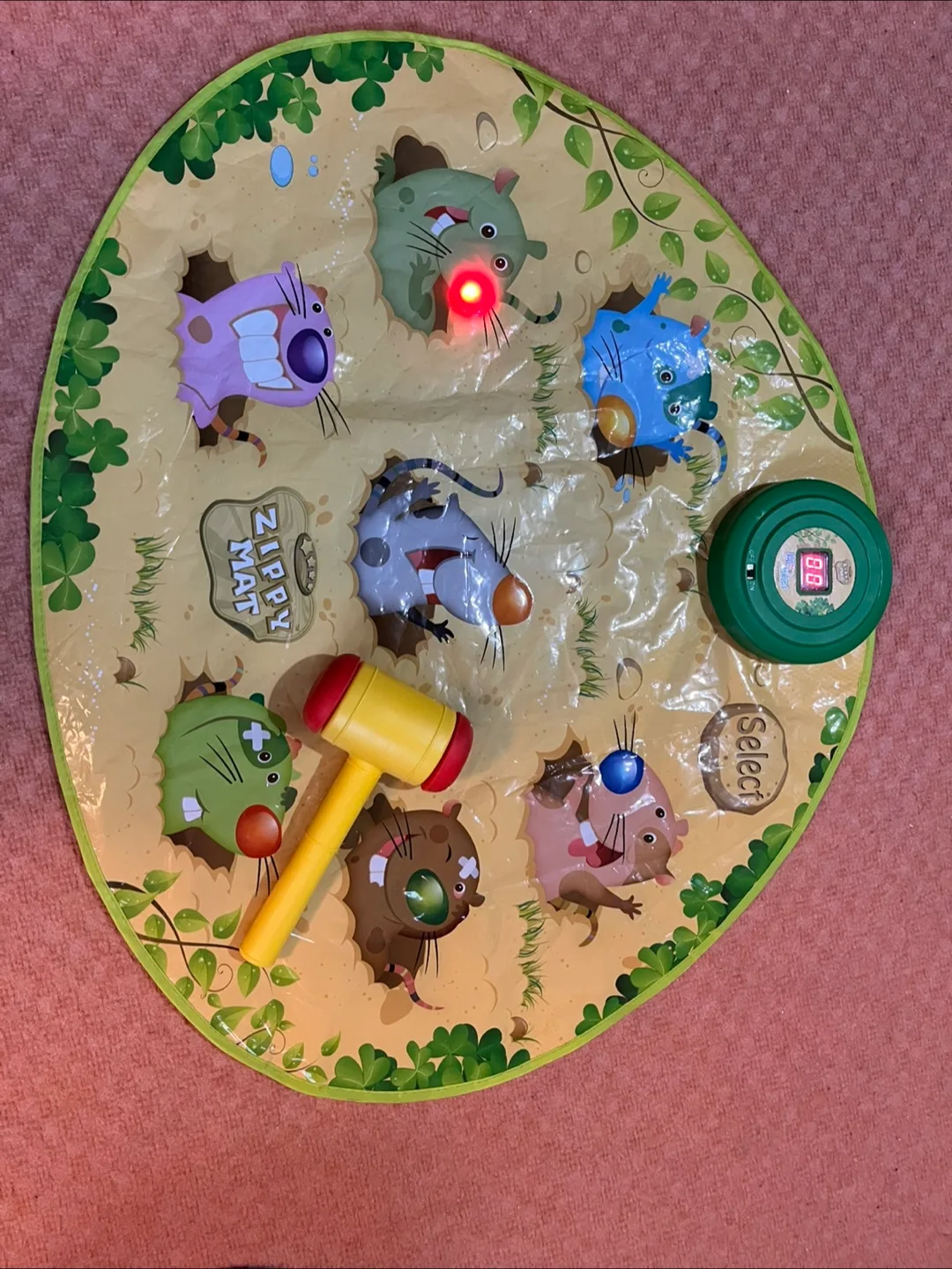 Zippy Mat Whack-A-Mole Game thumbnail