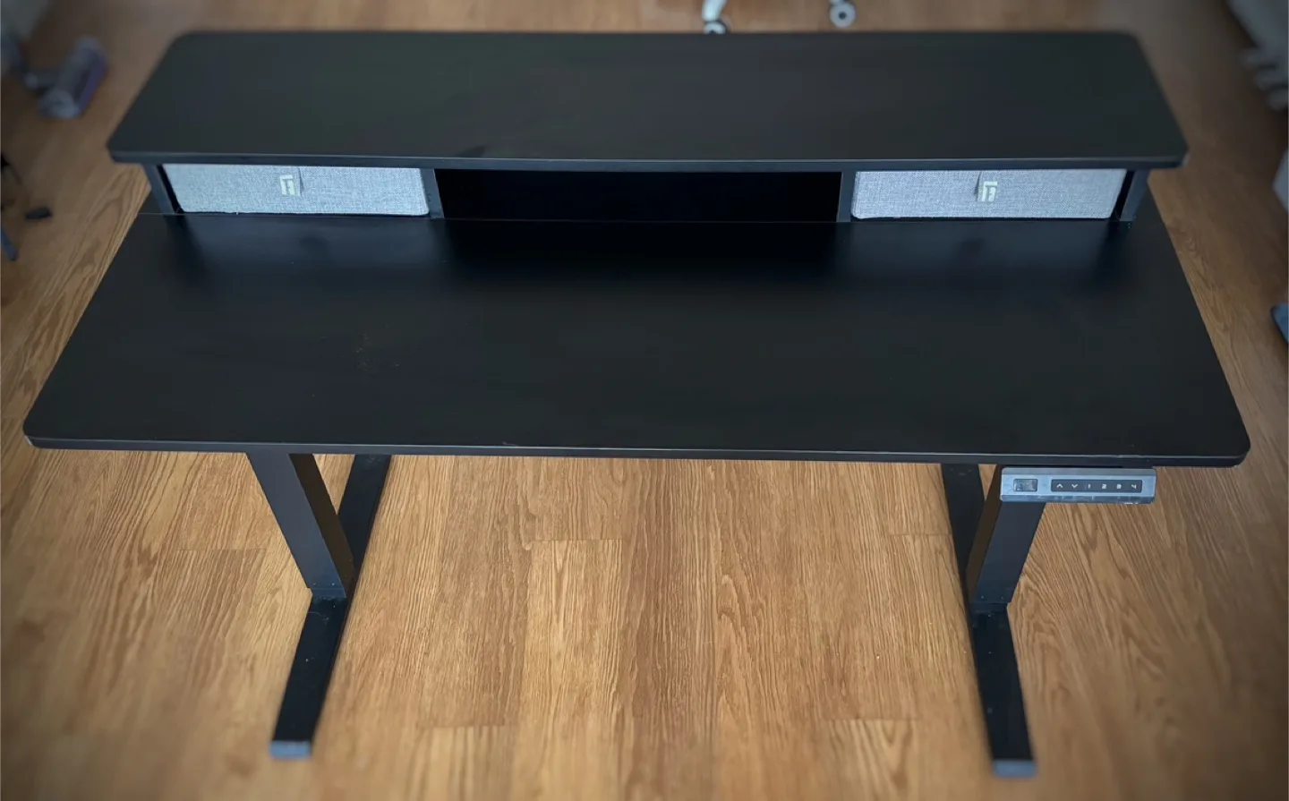 Black Electric Adjustable Standing Desk thumbnail