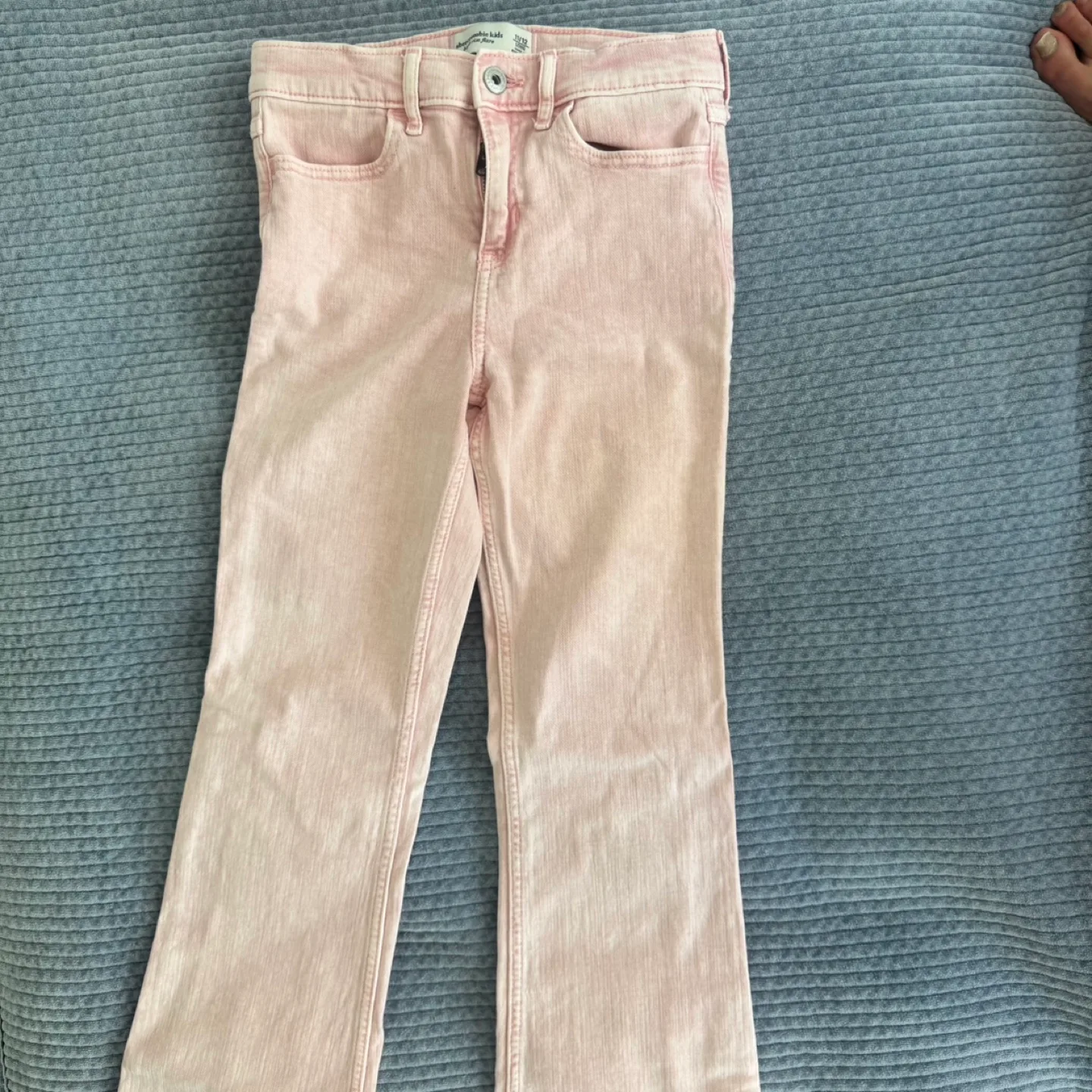 Abercrombie Kids Pink Bootscut Jeans - Size 11/12 thumbnail