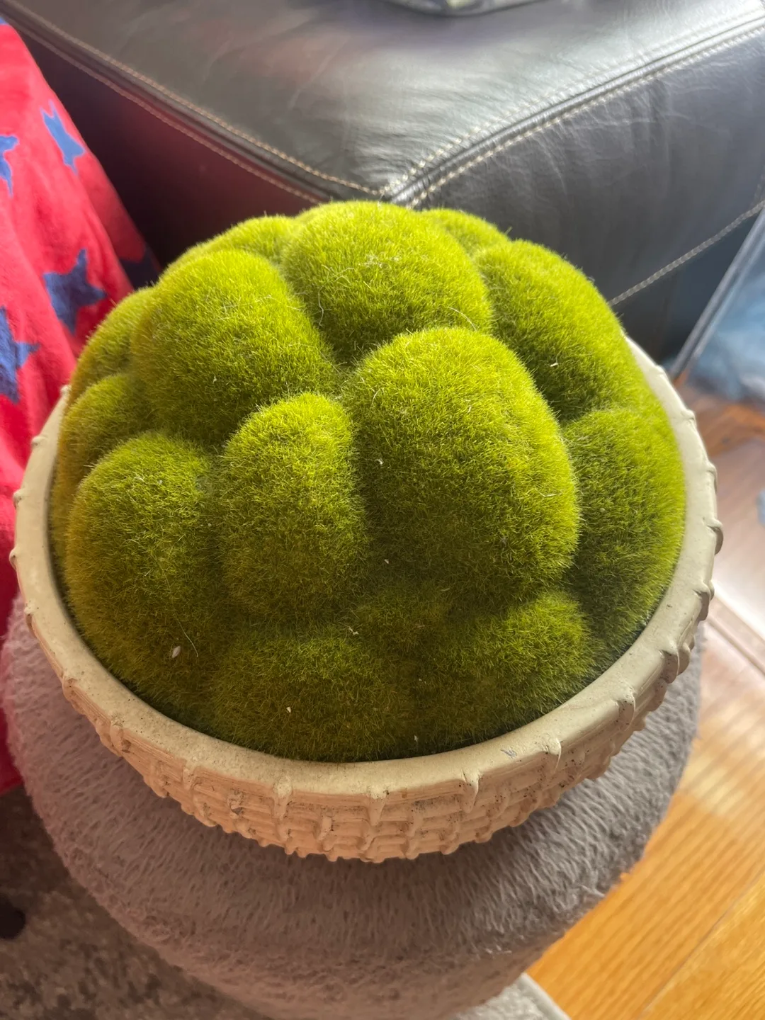 ‼️Moving sale‼️Artificial Moss Ball in Basket thumbnail