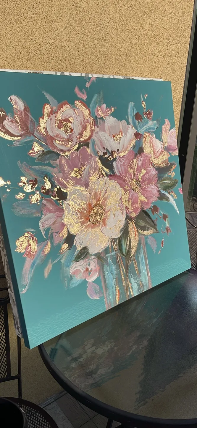 ‼️MOVING SALE‼️ 2 for $42❗��️Floral Canvas Wall Art thumbnail