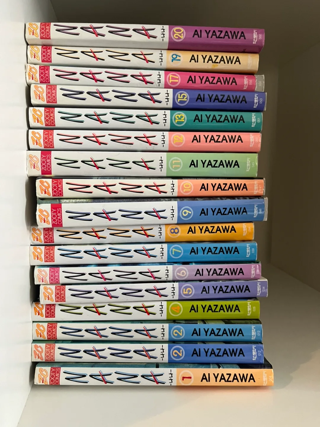 Nana Manga Series by Ai Yazawa, Volumes 1-20 thumbnail