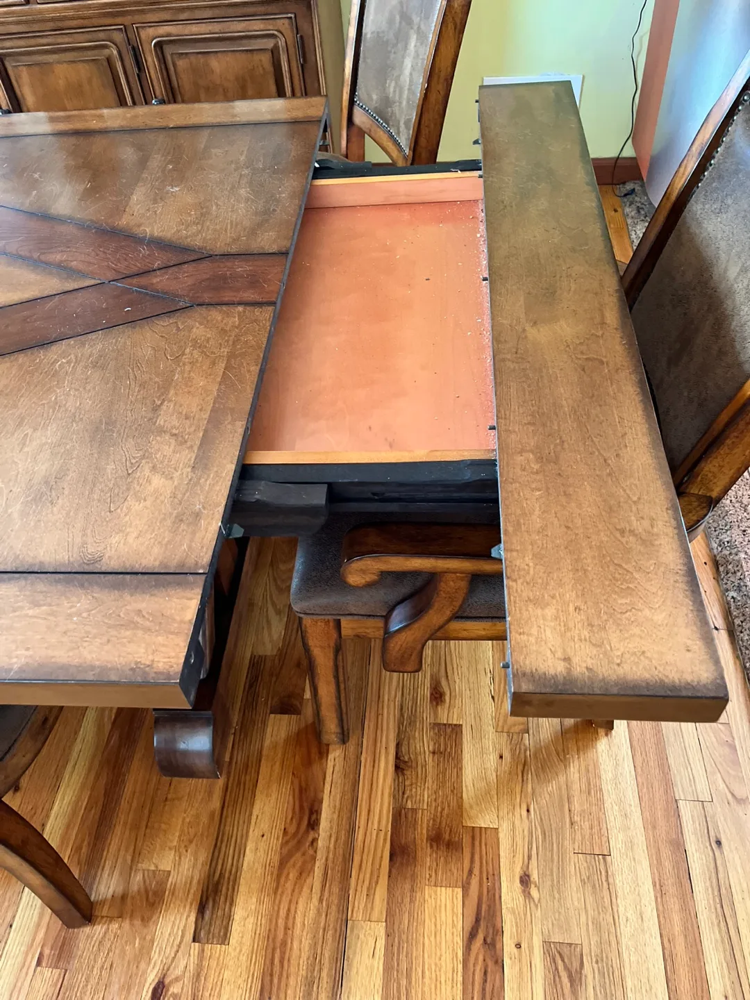 Wooden Dining Set with China Cabinet thumbnail