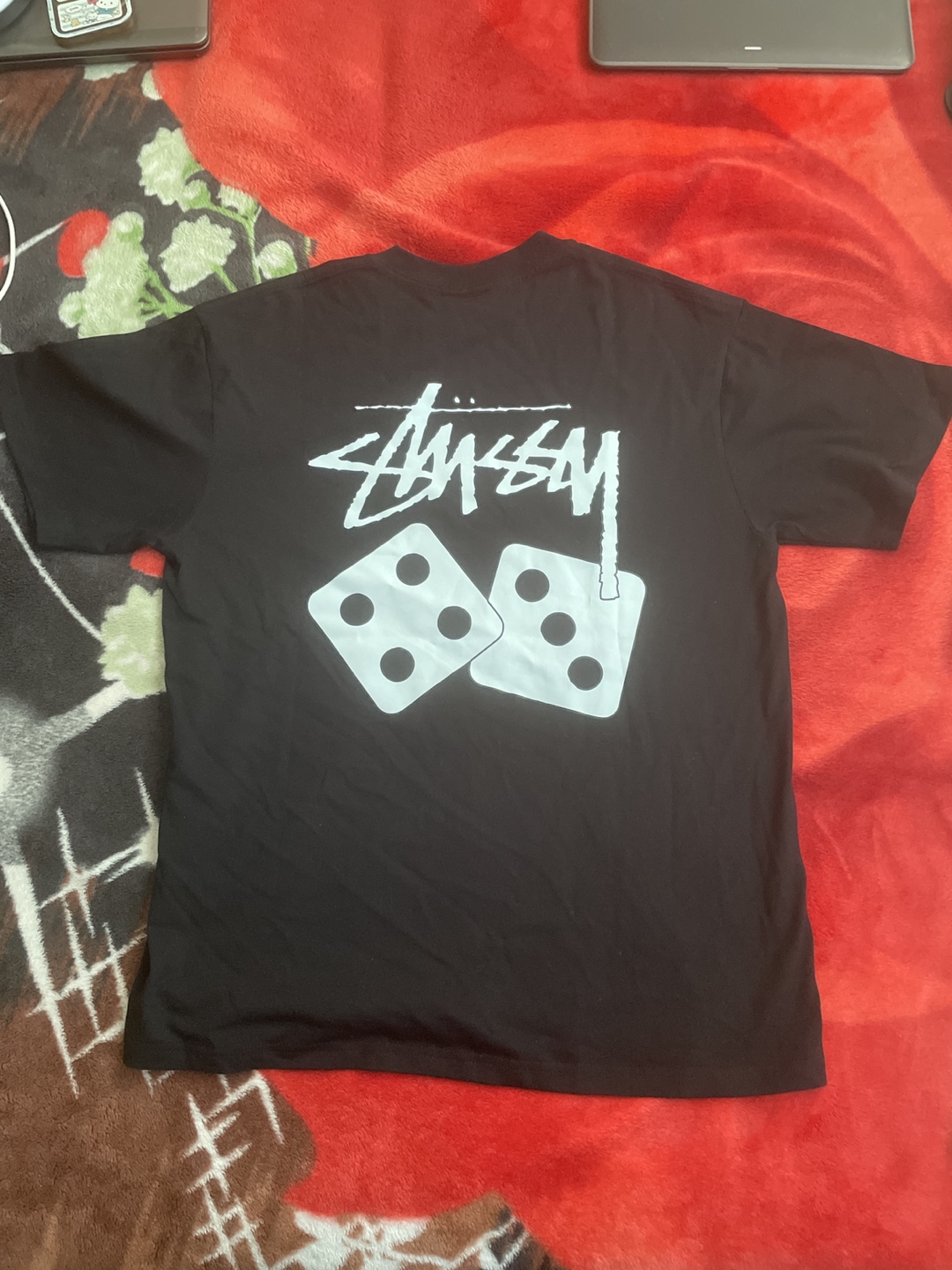 Stussy Dice Tee - Black, Size M