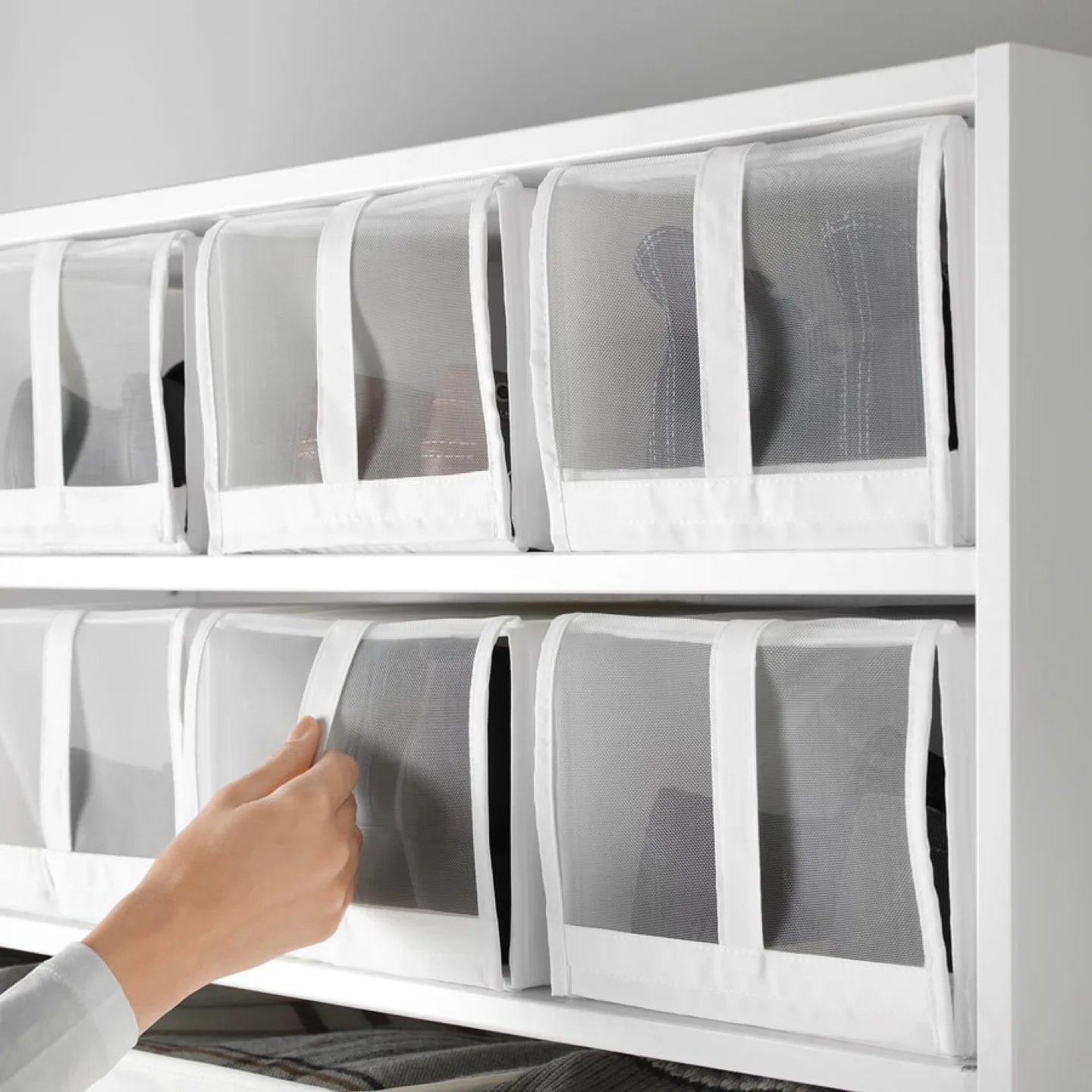 3 IKEA SKUBB Shoe Box White 4-Pack each (New) thumbnail