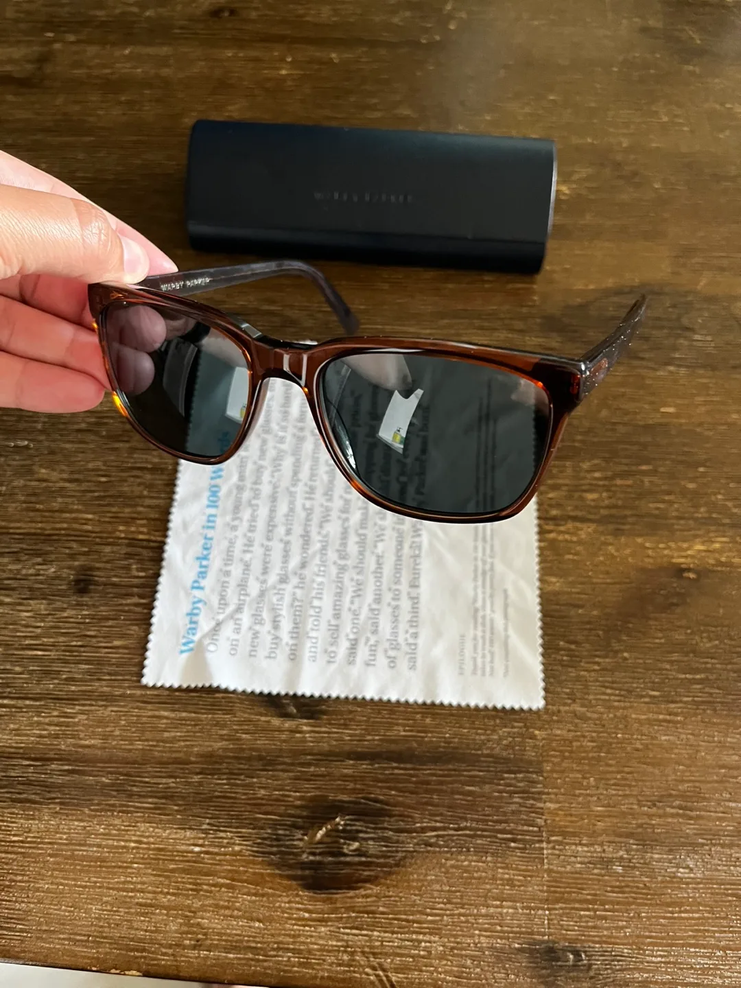 Warby Parker Sunglasses with Case image indicator(3)