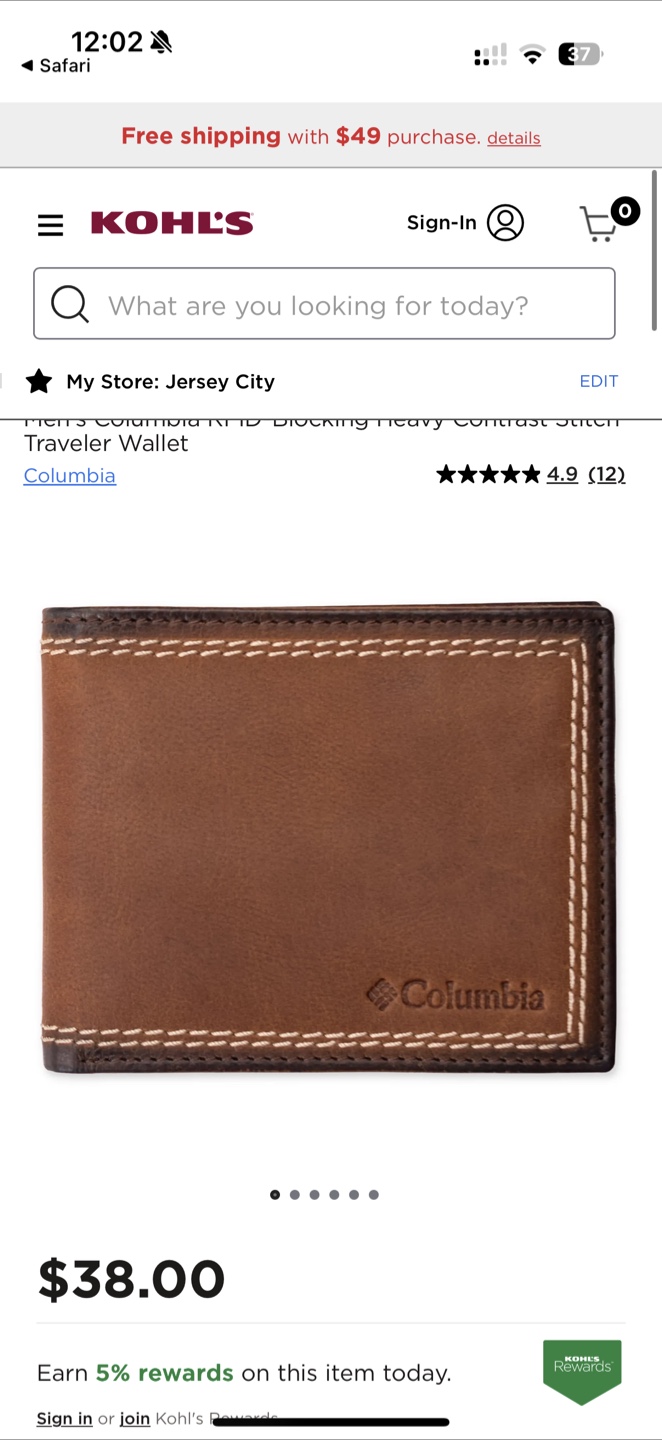 Columbia Men's Traveler Wallet - Brown