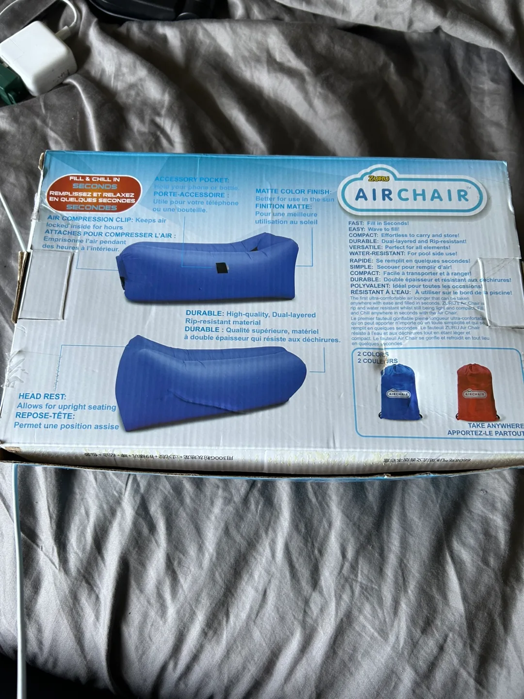 Zuru Air Chair - Inflatable Lounger image indicator(2)