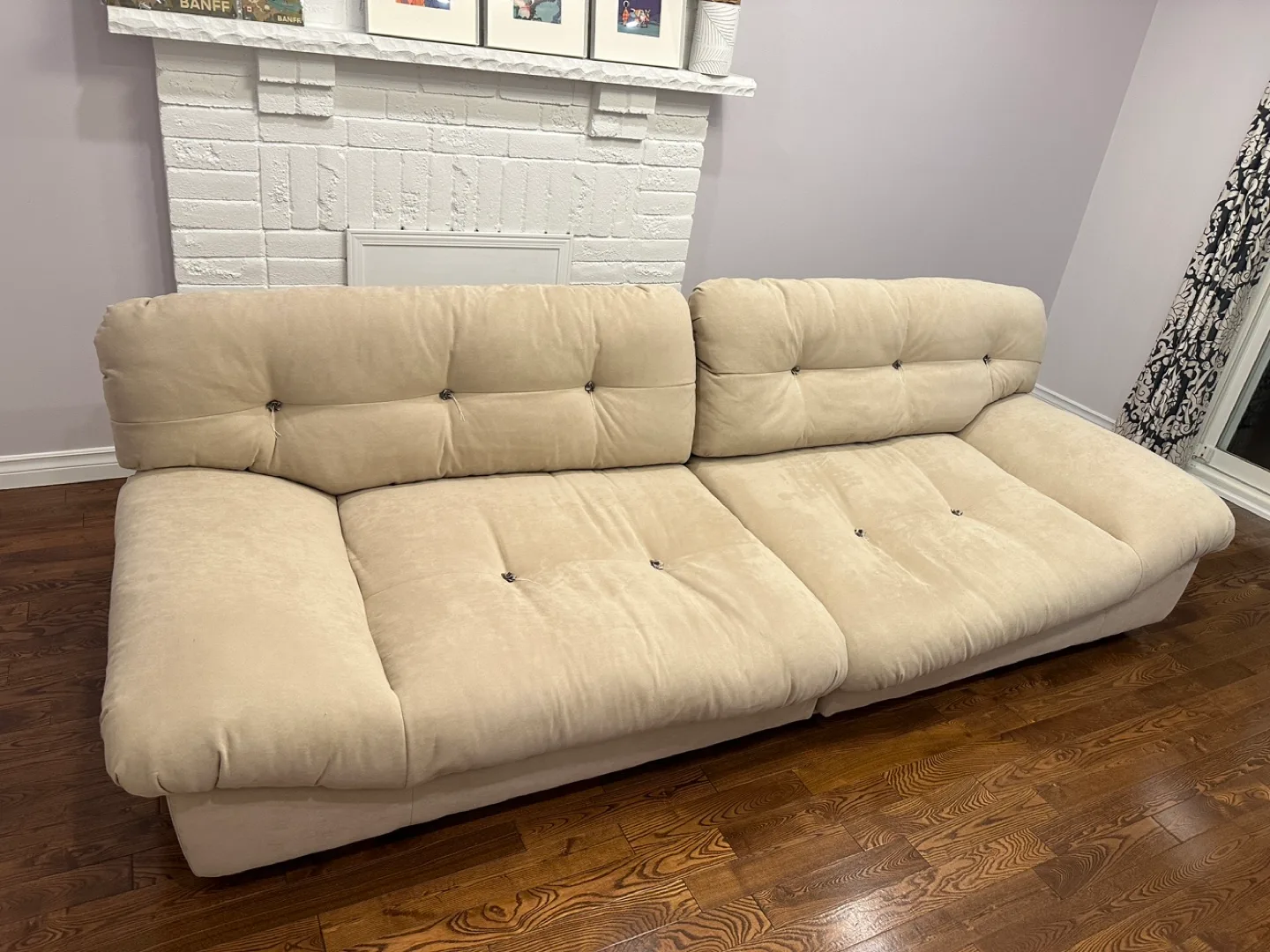 Beige Cloud Sofa 2.8m thumbnail